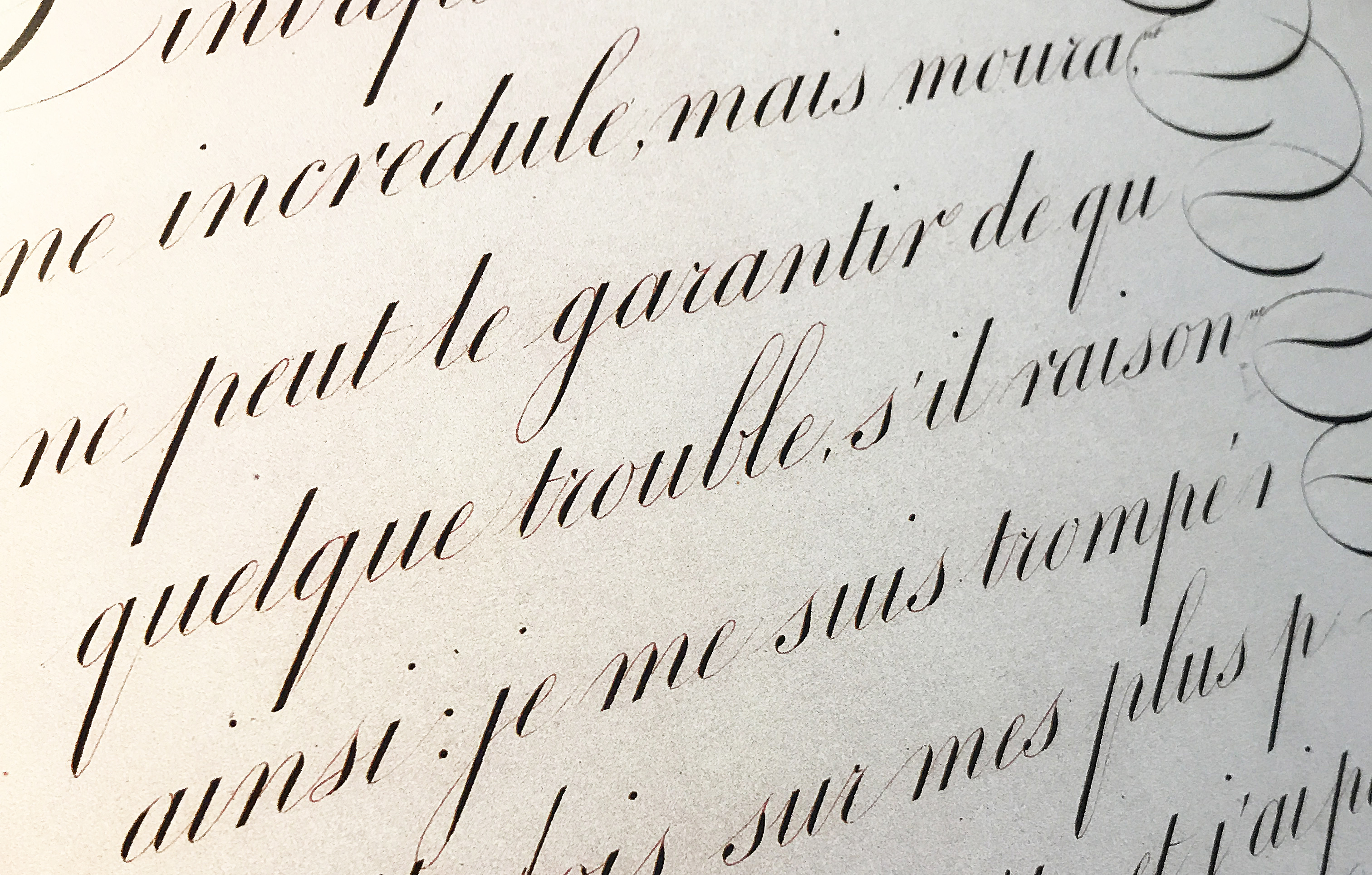 calligraphie anglaise copperplate