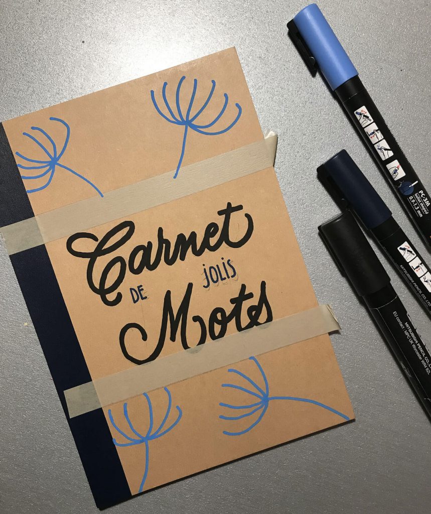 #carnet #lettering #artnouveau #handlettering #notebook #DIY