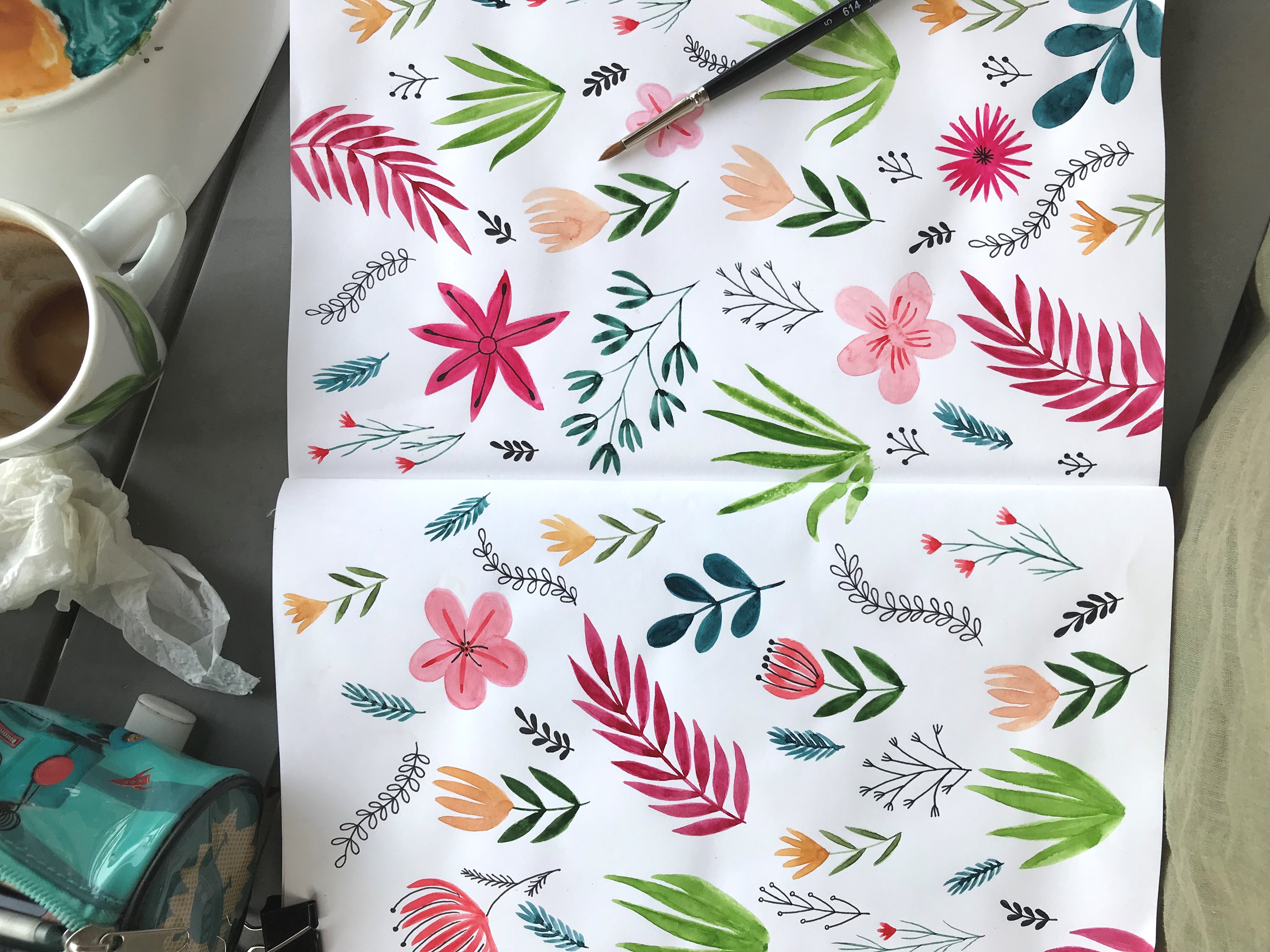 #papier #cultura #sketchbook #gouache