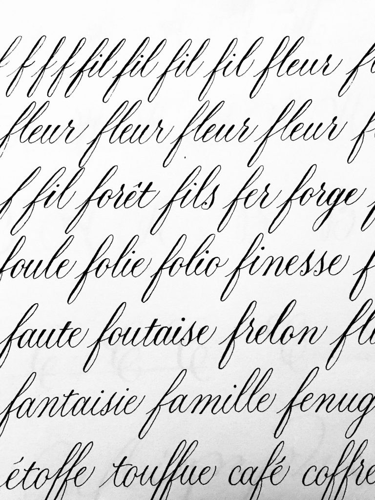 #calligraphie #calligraphy #practice #copperplate