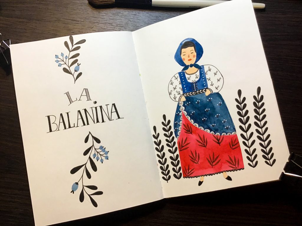 #artjournal #sketchbook #FOLKART #GOUACHE #ACRYLAGOUACHE