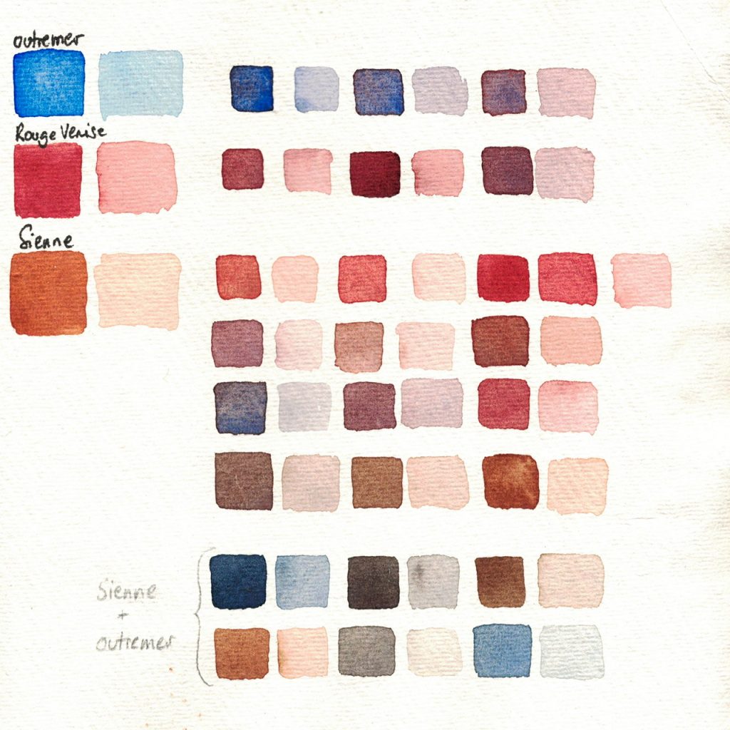 #nuancier #gouache #colorchart