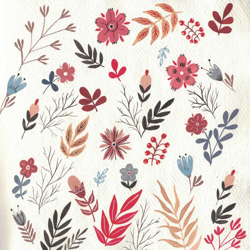 #folkart #gouache #illustration